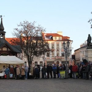 Wigilia na rzeszowskim Rynku