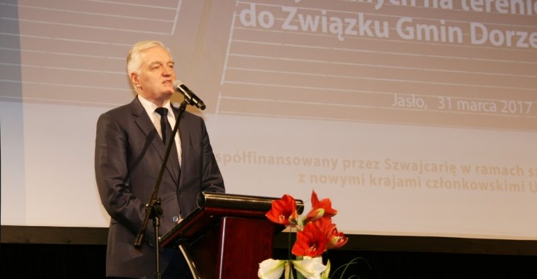 Wicepremier Jarosław Gowin w Jaśle