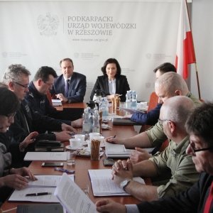 Posiedzeniu Wojewódzkiego Zespołu Zarządzania Kryzysowego