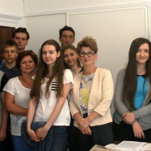 Laureaci olimpiady z wizytą w Podkarpackim Urzędzie Wojewódzkim