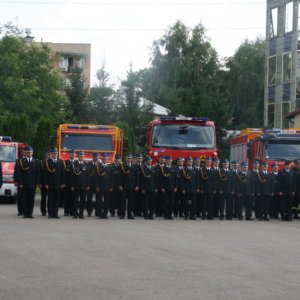 Pożegnanie Komendanta Powiatowej Państwowej Straży Pożarnej w Jaśle