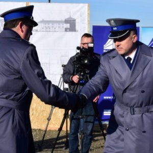 Budowa nowej Komendy Policji w Lesku