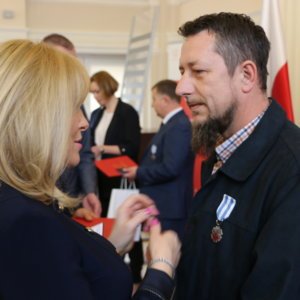 Odznaki dla honorowych dawców krwi