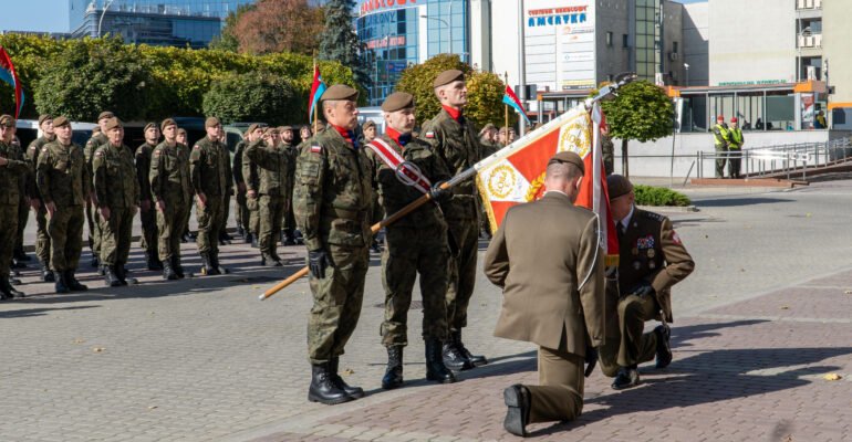 Przekazanie obowiązków dowódcy Podkarpackiej Brygady Obrony Terytorialnej