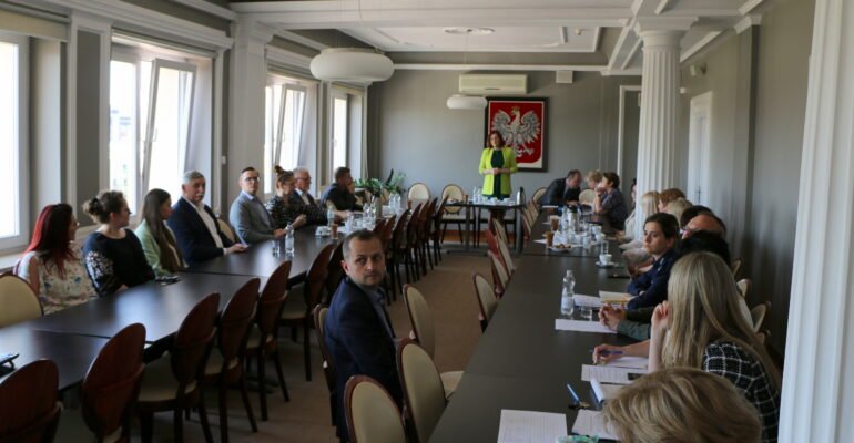 posiedzenie Wojewódzkiego Zespołu ds. Przeciwdziałania Handlowi Ludźmi.