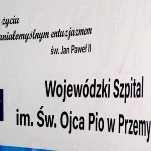 Sztandar dla Wojewódzkiego Szpitala im. św. Ojca Pio w Przemyślu