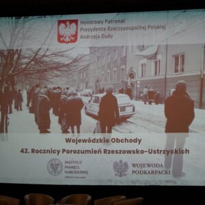 Wojewódzkie obchody 42. rocznicy porozumień rzeszowsko-ustrzyckich