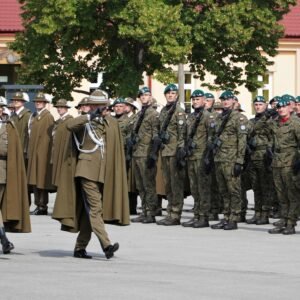 Uroczysta zbiórka z okazji Święta Wojska Polskiego