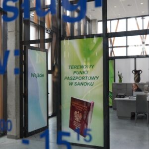Otwarcie punktu paszportowego w Sanoku