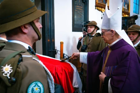 Uczestnicy uroczystości pogrzebowych księcia Lubomirskiego