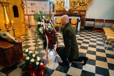 Uczestnicy uroczystości pogrzebowych księcia Lubomirskiego