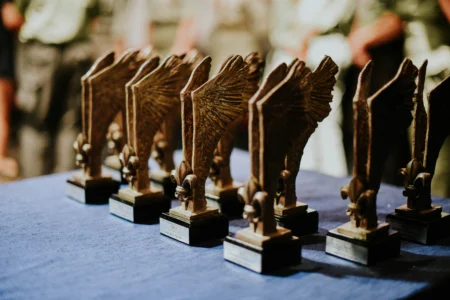 Uczestnicy gali harcerskiej