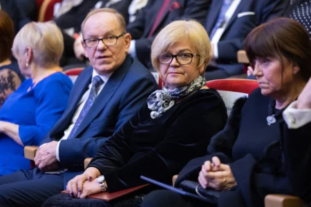 Uczestnicy uroczystości z okazji 670 - lecia lokacji Rzeszowa