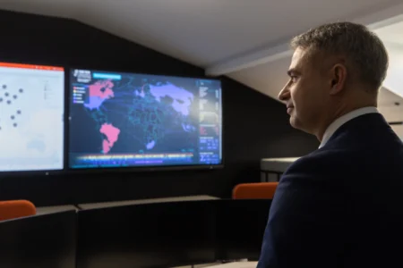 Uczestnicy otwarcia Centrum Operacji Bezpieczeństwa