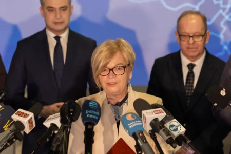 Uczestnicy otwarcia Centrum Operacji Bezpieczeństwa