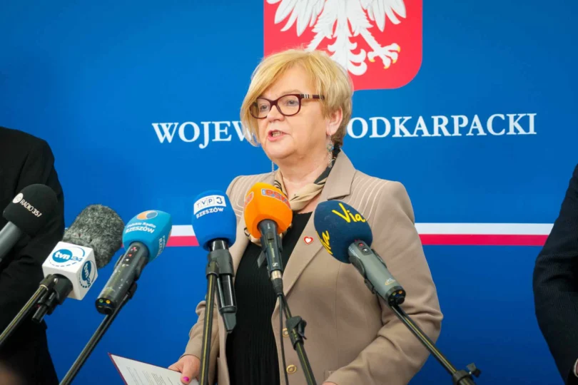 Uczestnicy konferencji prasowej