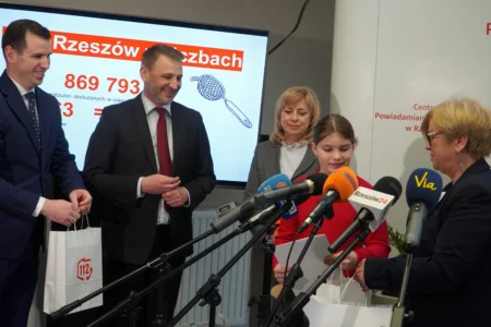 Uczestnicy obchodów 112