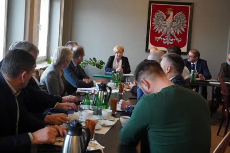 Uczestnicy spotkania z rolnikami