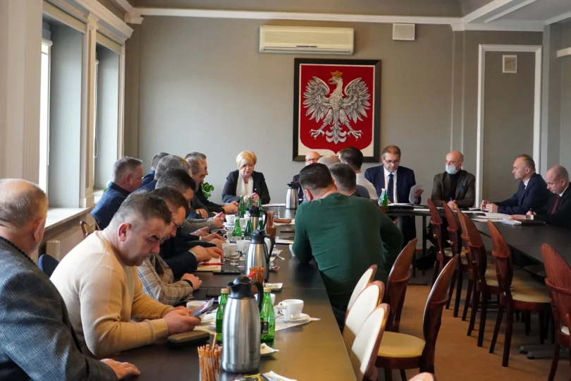 Uczestnicy spotkania z rolnikami