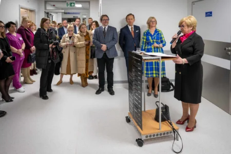 Uczestnicy otwarcia kliniki ortopedii i traumatologii