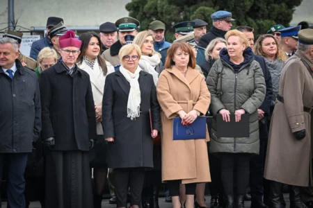 Wojewoda podkarpacki Teresa Kubas-Hul podczas obchodów 105. rocznicy śmierci płk. Leopolda Lisa-Kuli