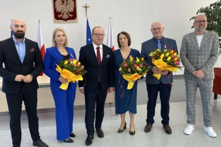 Wicewojewoda podczas uroczystości wręczenia odznaczeń państwowych