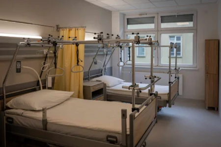 Uczestnicy otwarcia kliniki ortopedii i traumatologii