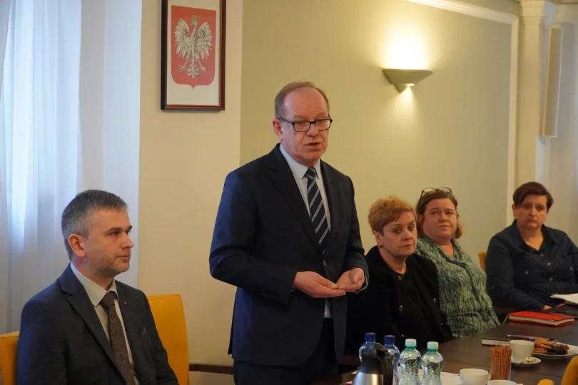 Uczestnicy narady z przewodniczącymi zespołów do spraw orzekania o niepełnosprawności