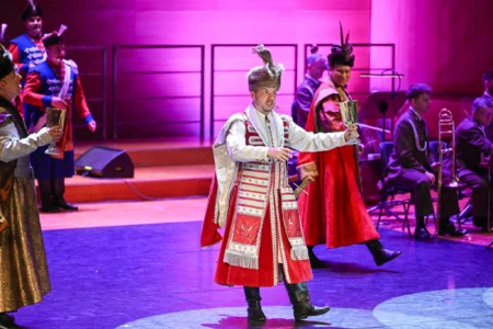 Uczestnicy koncertu z okazji 25 lat Polski w NATO