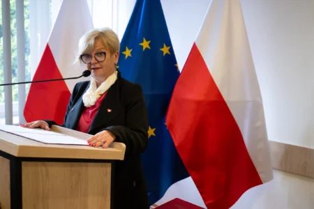 Wojewoda podkarpacki Teresa Kubas-Hul podczas uroczystości