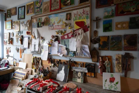 Prace artystyczne mieszkańców Środowiskowego Domu Samopomocy