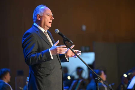 Uczestnicy koncertu z okazji 25 lat Polski w NATO