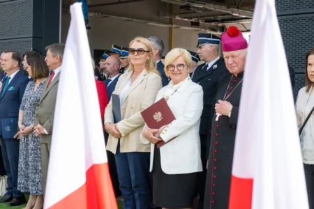 Uczestnicy obchodów z okazji Dnia Strażaka