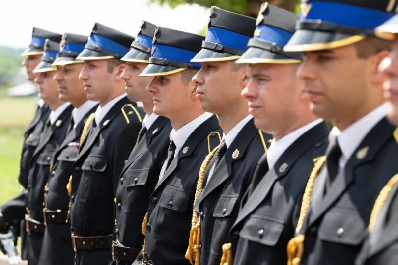 Uczestnicy obchodów z okazji Dnia Strażaka