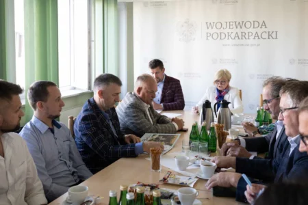 Uczestnicy posiedzenia zespołu ds. rolnictwa