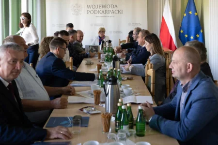 Uczestnicy posiedzenia zespołu ds. rolnictwa