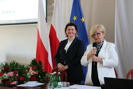 Uczestnicy spotkania z kadra kierowniczą środowiskowych domów samopomocy