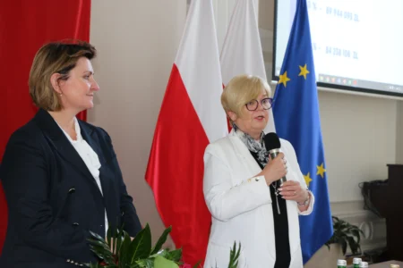 Uczestnicy spotkania z kadra kierowniczą środowiskowych domów samopomocy