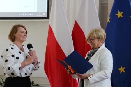 Uczestnicy spotkania z kadra kierowniczą środowiskowych domów samopomocy