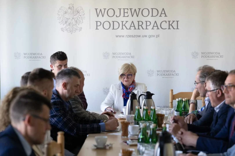 Uczestnicy posiedzenia zespołu ds. rolnictwa