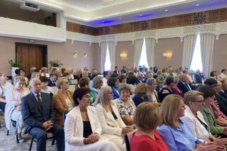 Uczestnicy uroczystości wręczenia odznaczeń w Przemyślu