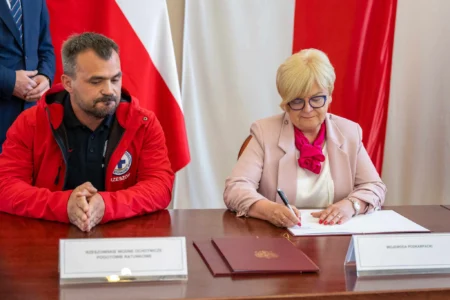 Uczestnicy konferencji dotyczącej dofinansowań dla WOPR