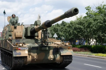 Uczestnicy Święta 21 Brygady strzelców Podhalańskich