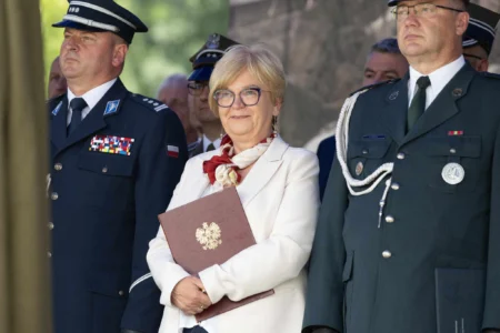 Uczestnicy Święta 21 Brygady strzelców Podhalańskich