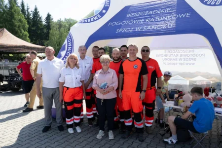 Uczestnicy pikniku w Solinie