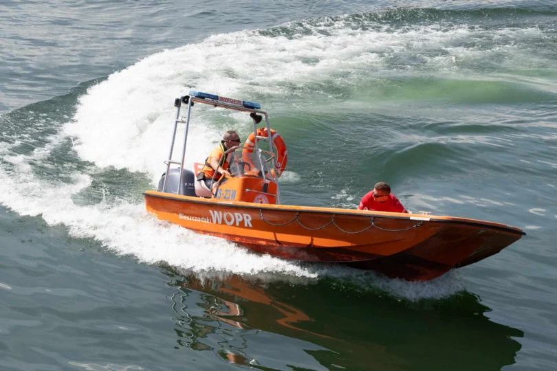 Akcja ratownicza na wodzie