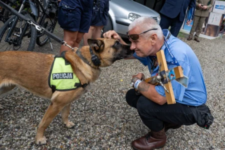 Uczestnicy obchodów Święta Policji