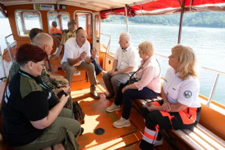 Uczestnicy pikniku w Solinie