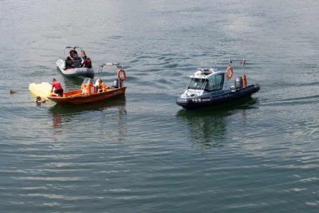 Akcja ratownicza na wodzie