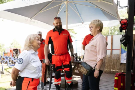 Uczestnicy pikniku w Solinie